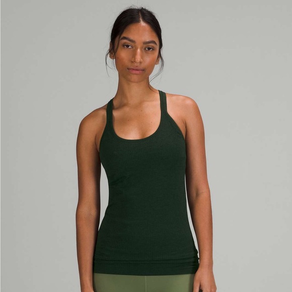 Lululemon Ebb to Street Tank Rainforest Green - Picture 2 of 6